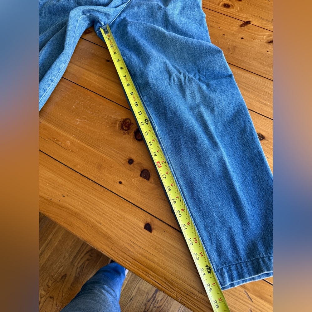 Susan Bristol 80s High Waisted Pleated Balloon Style Denim Mom Jeans Vintage 8 - Picture 14 of 15